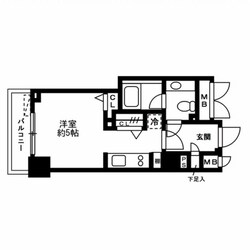 レジディア恵比寿Ⅲの物件間取画像